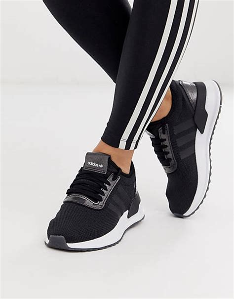 adidas Originals – U Path Run – Schwarze Sneaker